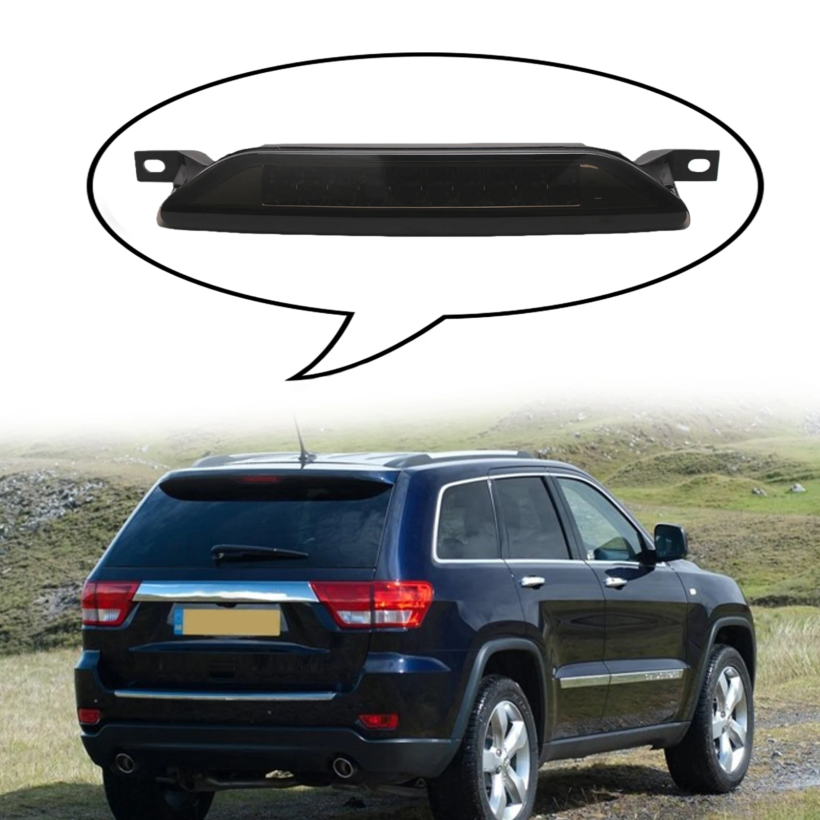 High Level Third LED Tail Brake Stop Light High Mounted Stop Light for Jeep Compass 07-16 Grand Cherokee 11-21 High Brake Light
High Level Third LED Tail Brake Stop Light High Mounted Stop Light for Jeep Compass 07-16 Grand Cherokee 11-21 High Brake Light