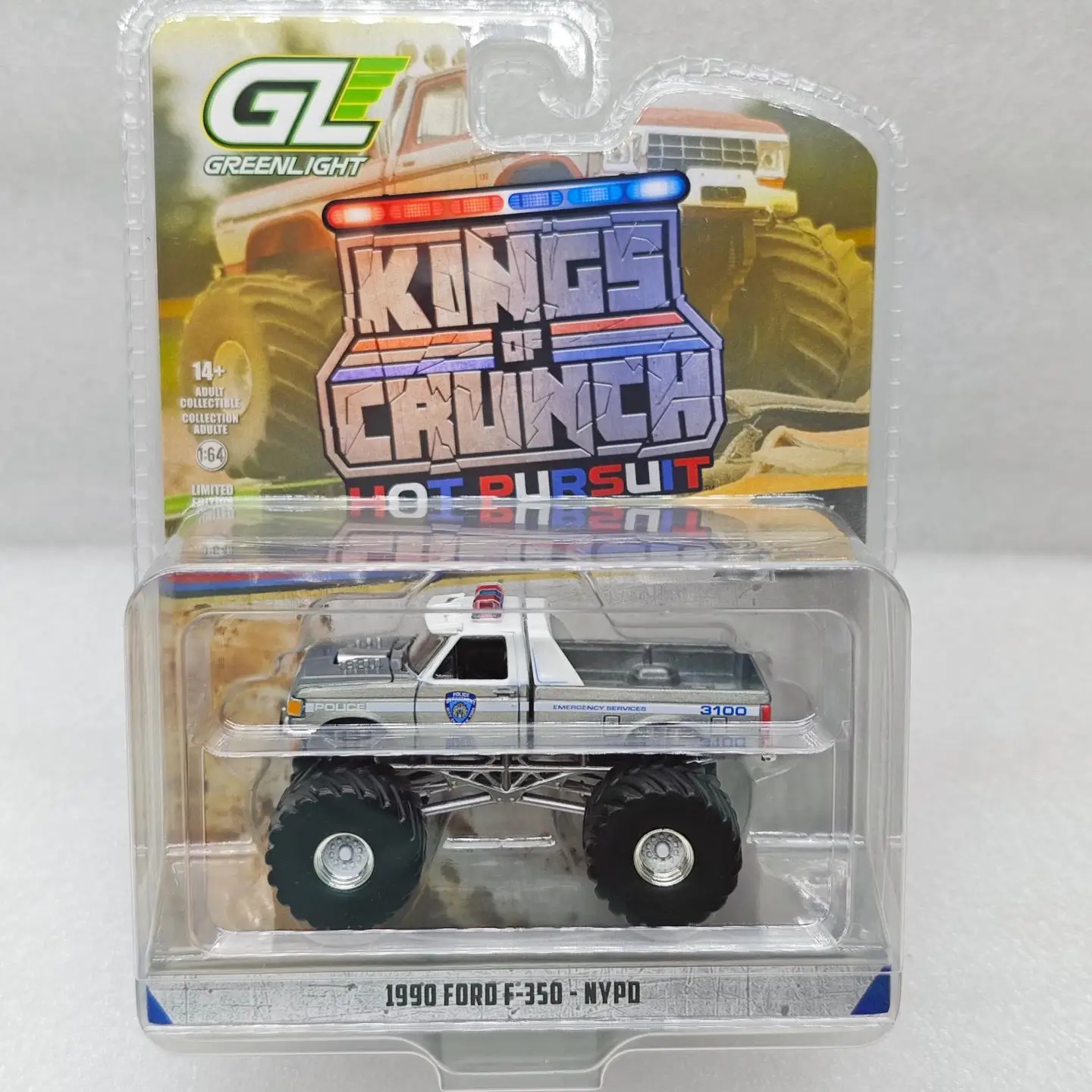 GreenLight 1:64 Kings Of Crunch Special Edition-1990 Ford F-350 Varnish Diecast Alloy Car Model Collectible
GreenLight 1:64 Kings Of Crunch Special Edition-1990 Ford F-350 Varnish Diecast Alloy Car Model Collectible