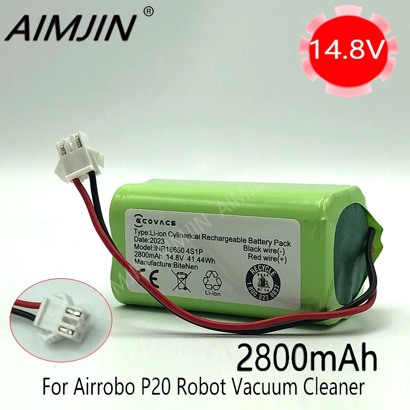 18650 4S1P 14.8V 2800mAh Lithium Battery Pack,For XIAOMI MIJIA Robot Vacuum-Mop Essential G1 MJSTG1,SKV4136GL H18650CH R30 R35
18650 4S1P 14.8V 2800mAh Lithium Battery Pack,For XIAOMI MIJIA Robot Vacuum-Mop Essential G1 MJSTG1,SKV4136GL H18650CH R30 R35