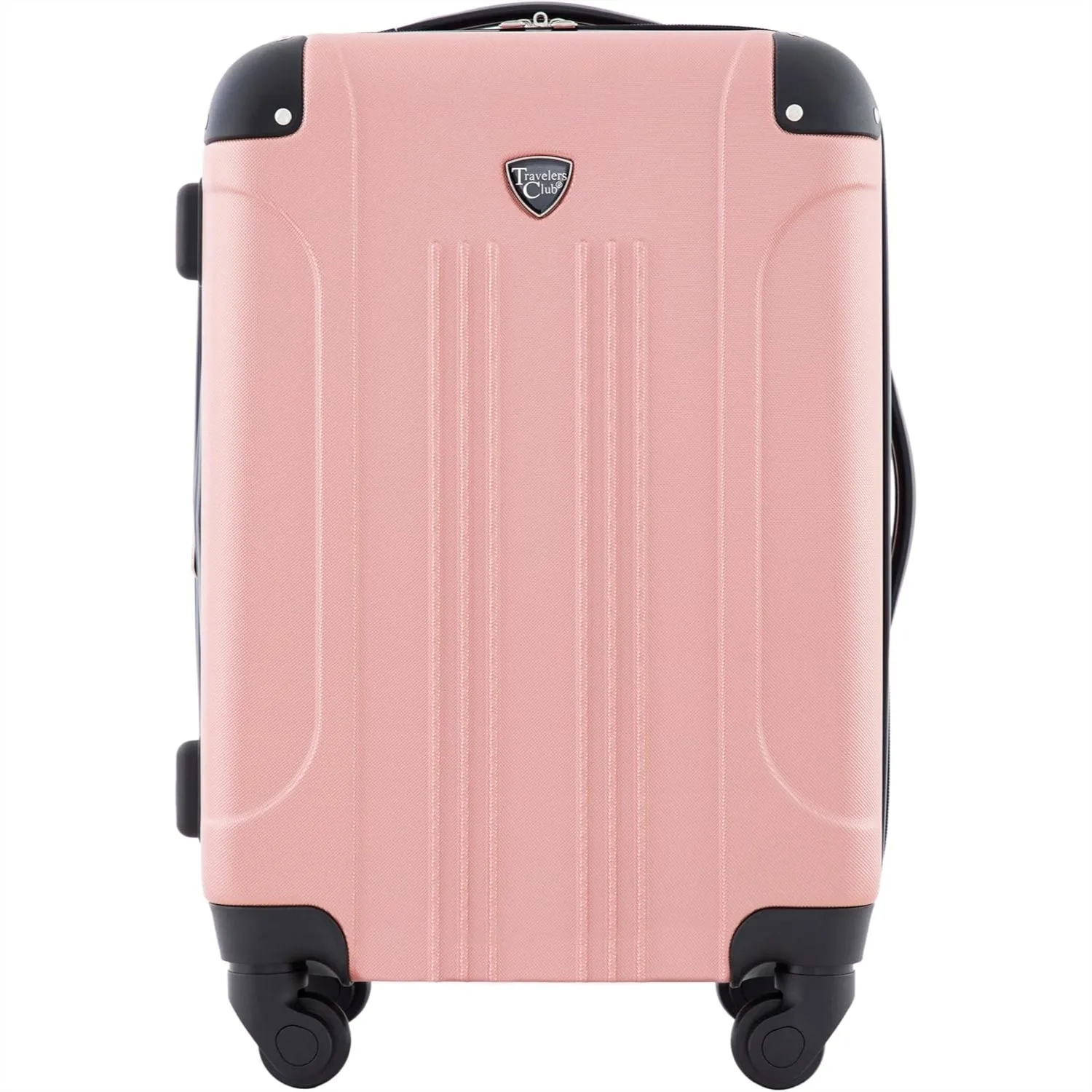 22" Hardside Expandable Spinner Luggage, Lightweight ABS Carry-On with 360° Wheels, Rose Gold, for Travel
22" Hardside Expandable Spinner Luggage, Lightweight ABS Carry-On with 360° Wheels, Rose Gold, for Travel