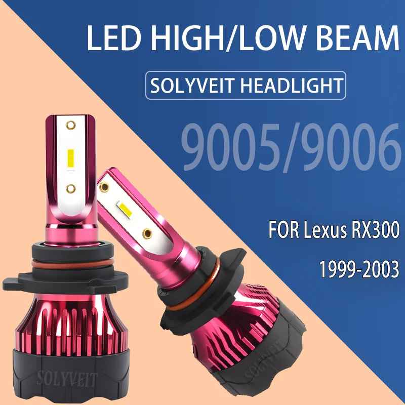 Instant-On Efficient Heat Management 9005 9006 LED HIGH LOW BEAM HEADLIGHT BULBS FOR Lexus RX300 1999 2000 2001 2002 2003
Instant-On Efficient Heat Management 9005 9006 LED HIGH LOW BEAM HEADLIGHT BULBS FOR Lexus RX300 1999 2000 2001 2002 2003