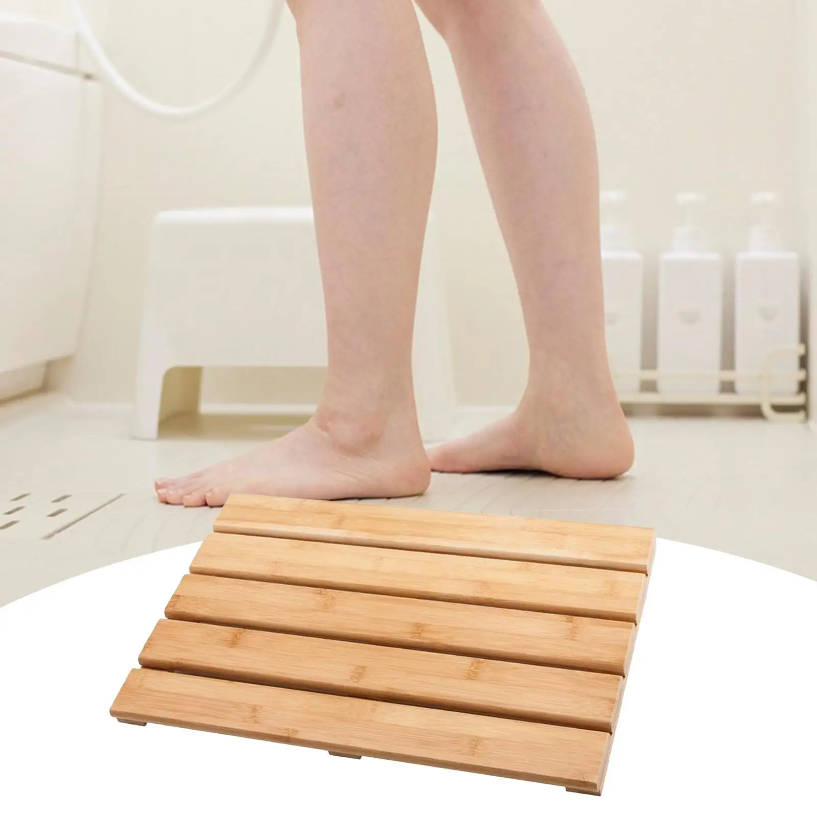 Bamboo Bath Mat Shower Mat Non Slip Versatile Decor Easy to Clean Stylish Heavy Duty Sturdy Bathroom Accessories Bathmat
Bamboo Bath Mat Shower Mat Non Slip Versatile Decor Easy to Clean Stylish Heavy Duty Sturdy Bathroom Accessories Bathmat
