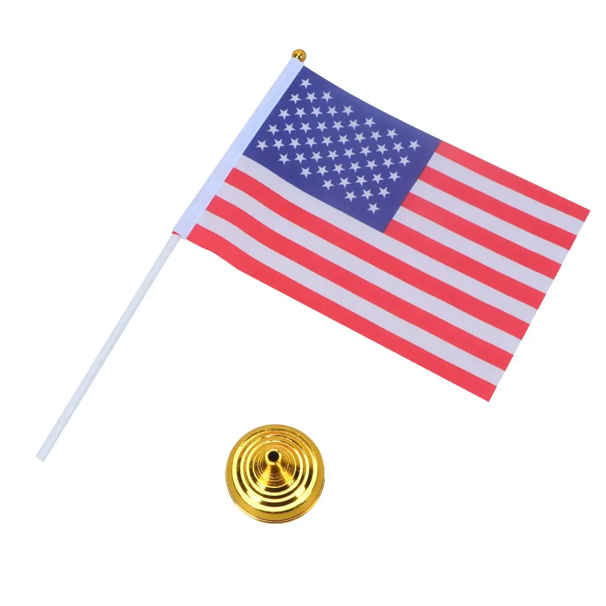 48 Pcs Small Mini Desktop Usa Flag For Office Decor National Day Us Stick Flag Polyester Office Banner Storage
48 Pcs Small Mini Desktop Usa Flag For Office Decor National Day Us Stick Flag Polyester Office Banner Storage