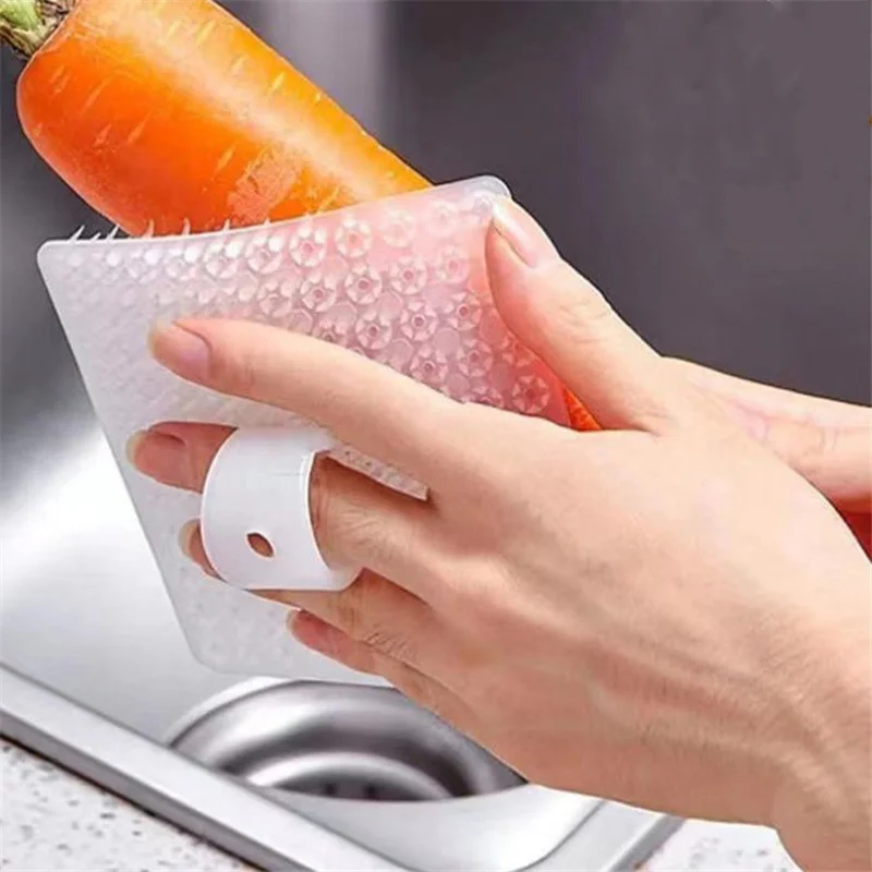 200Pcs/Lot Household Finger Glove Vegetable Fruit Brush, Kitchen Bendable Cleaning Brush Sink Cutting Board Gap Brush
200Pcs/Lot Household Finger Glove Vegetable Fruit Brush, Kitchen Bendable Cleaning Brush Sink Cutting Board Gap Brush
