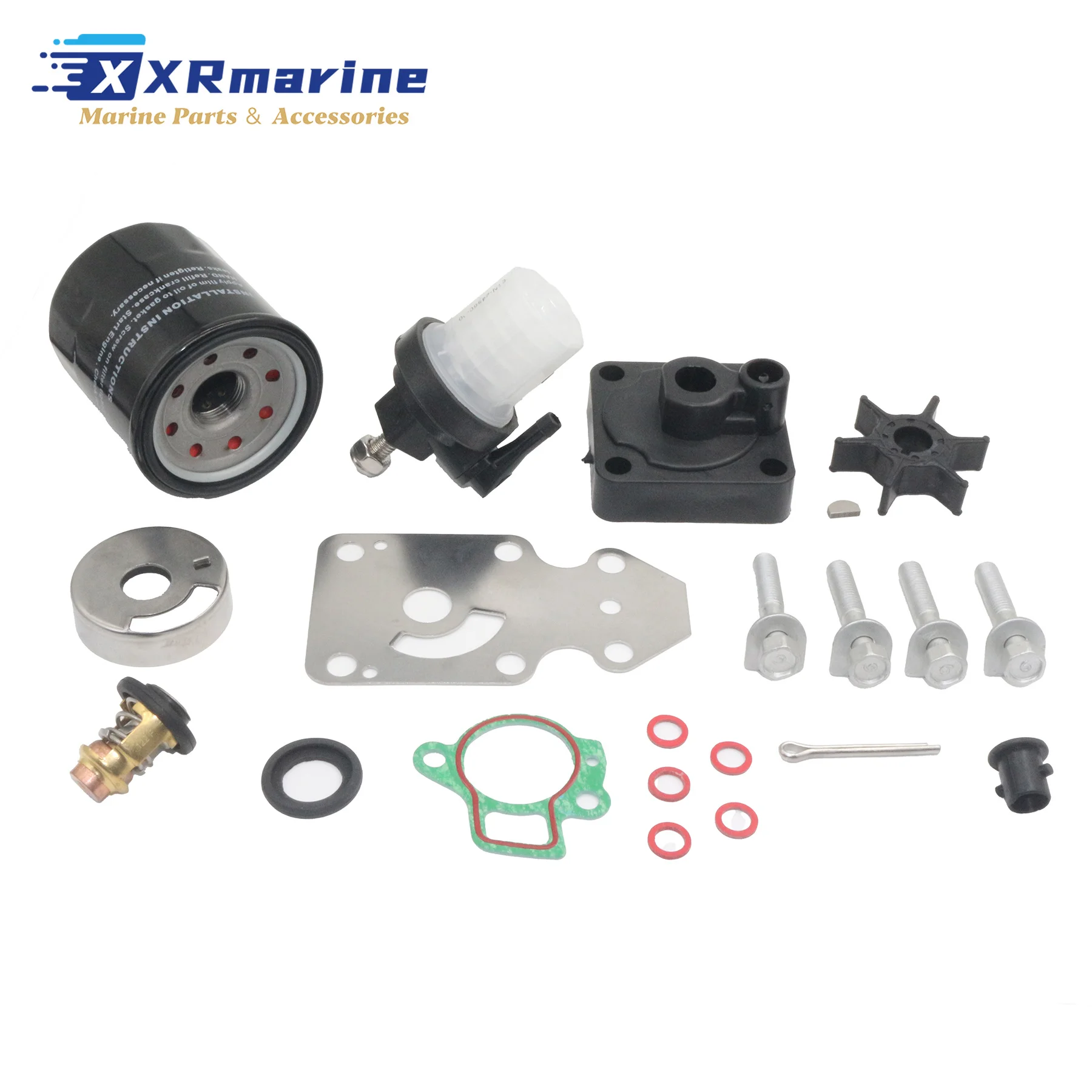 Fits for 63V-W0078-01 63V-W0078-02 Yamaha Outboard Maintenance Repair Kit W/ Thermostat 61N-24560-10 5GH-13440-00 66M-12411
Fits for 63V-W0078-01 63V-W0078-02 Yamaha Outboard Maintenance Repair Kit W/ Thermostat 61N-24560-10 5GH-13440-00 66M-12411