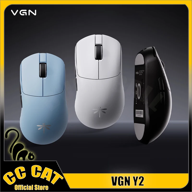 Мышь VGN Fly Dragon Y2 Pro, трехрежимная беспроводная мышь Paw3950 Paw3395 8000 Гц, легкие игровые мыши, аксессуары для ПК для FPS Gamer
Мышь VGN Fly Dragon Y2 Pro, трехрежимная беспроводная мышь Paw3950 Paw3395 8000 Гц, легкие игровые мыши, аксессуары для ПК для FPS Gamer
