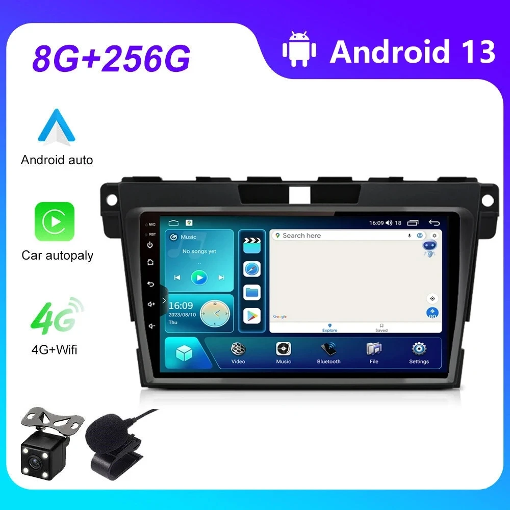Android 13 Radio Multimedia Player Autoradio For Mazda Cx-7 cx7 2008 2009 -2015 Wireless Carplay GPS Stereo Head Unit DVD
Android 13 Radio Multimedia Player Autoradio For Mazda Cx-7 cx7 2008 2009 -2015 Wireless Carplay GPS Stereo Head Unit DVD