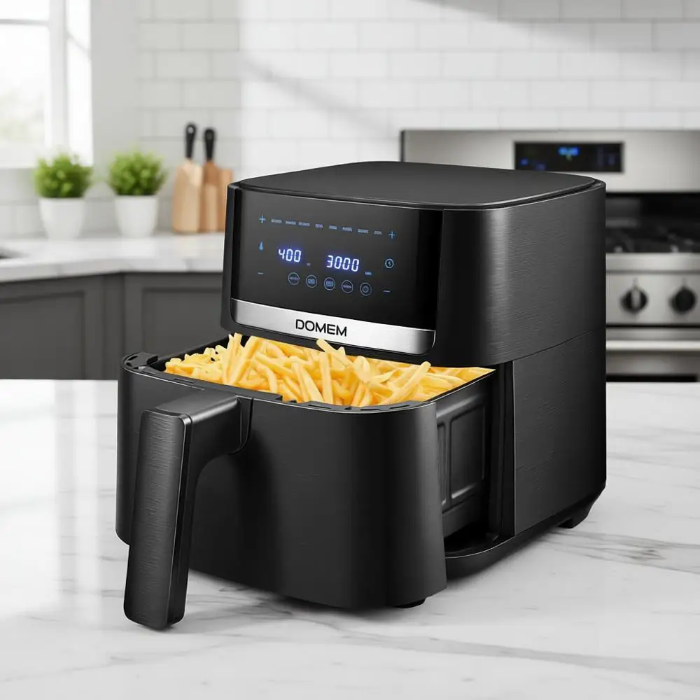 4.2 Qt Oven, 8-in-1 Multicooker with Non-Stick Basket, Airfryer with Preset Function, Cooker for Healthy and Low-Oil Meals, Conv
4.2 Qt Oven, 8-in-1 Multicooker with Non-Stick Basket, Airfryer with Preset Function, Cooker for Healthy and Low-Oil Meals, Conv