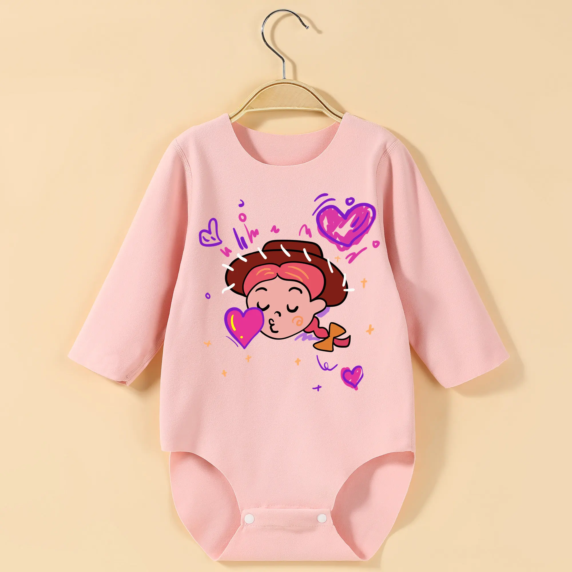 MINISO Woody Toy Story Long sleeves Baby Bodysuit Onesie For Height 60-90CM Exquisite Print Baby Cute Cloth Comfortable Jumpsuit
MINISO Woody Toy Story Long sleeves Baby Bodysuit Onesie For Height 60-90CM Exquisite Print Baby Cute Cloth Comfortable Jumpsuit