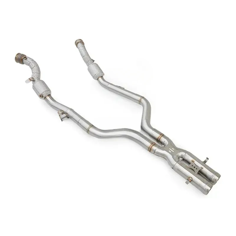High Flow Sport Exhaust Downpipe with Catalytic Converter CL600 5.5T C216 2006-2010 SS304
High Flow Sport Exhaust Downpipe with Catalytic Converter CL600 5.5T C216 2006-2010 SS304