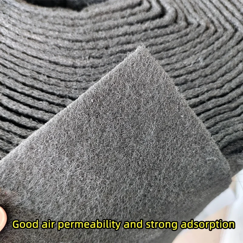 1×1m Activated Carbon Filter Cotton Spray Paint Room Air Purification Fiber Felt Waste Gas Adsorption Activated Carbon Cotton
1×1m Activated Carbon Filter Cotton Spray Paint Room Air Purification Fiber Felt Waste Gas Adsorption Activated Carbon Cotton