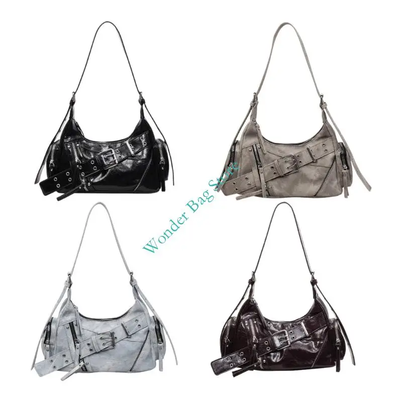 Punk Crossbody Bags for Women Leather Crossbody Purses Casual Underarm Bag Trendy Shoulder Bag Handbag with Adjustable Strap
Punk Crossbody Bags for Women Leather Crossbody Purses Casual Underarm Bag Trendy Shoulder Bag Handbag with Adjustable Strap