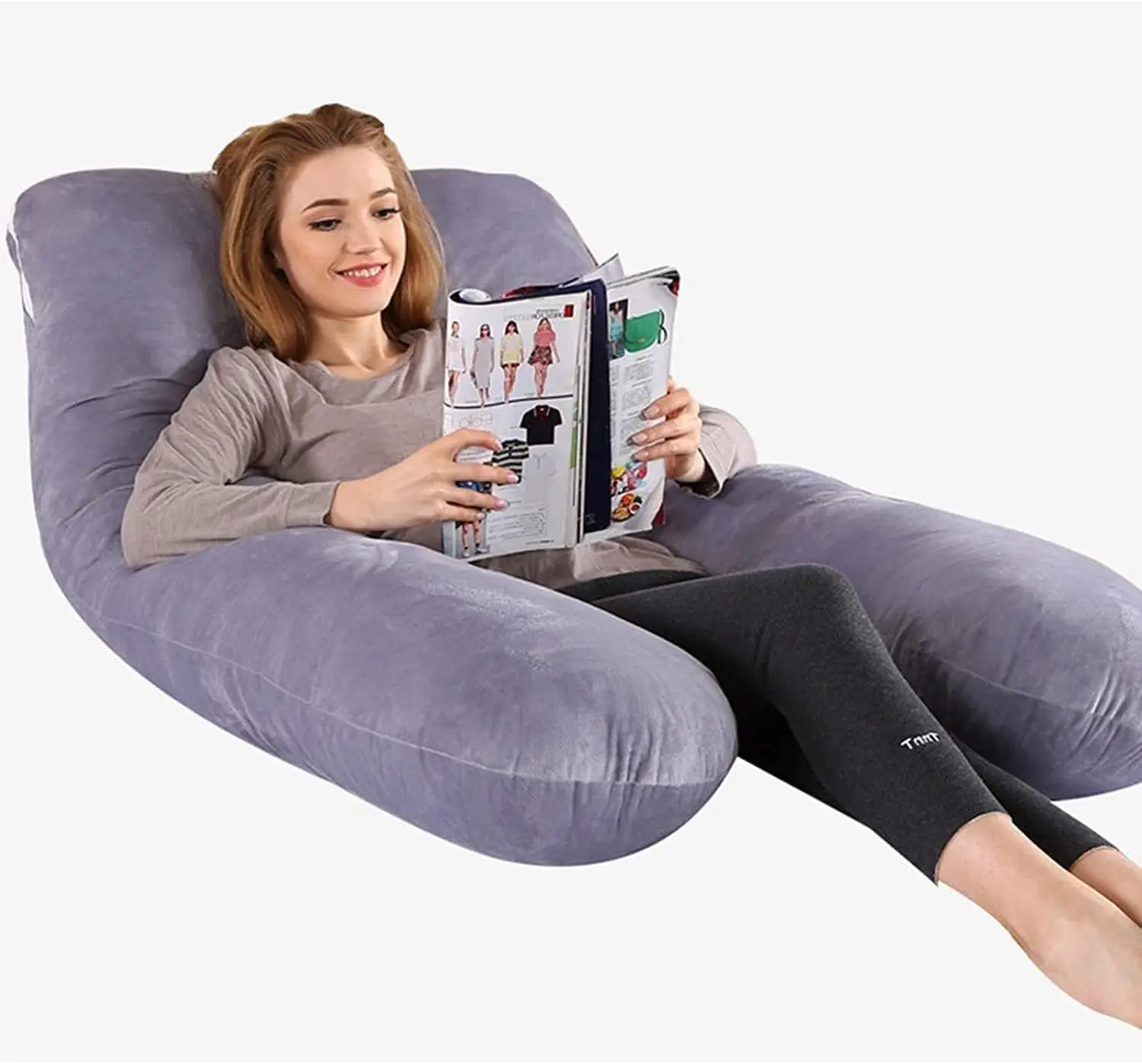 Full Body Maternity Pillow with Removable Washable Cover Sleep Support for Legs, Back, Neck, Shoulder, HIPS, Belly for Pregnent
Full Body Maternity Pillow with Removable Washable Cover Sleep Support for Legs, Back, Neck, Shoulder, HIPS, Belly for Pregnent