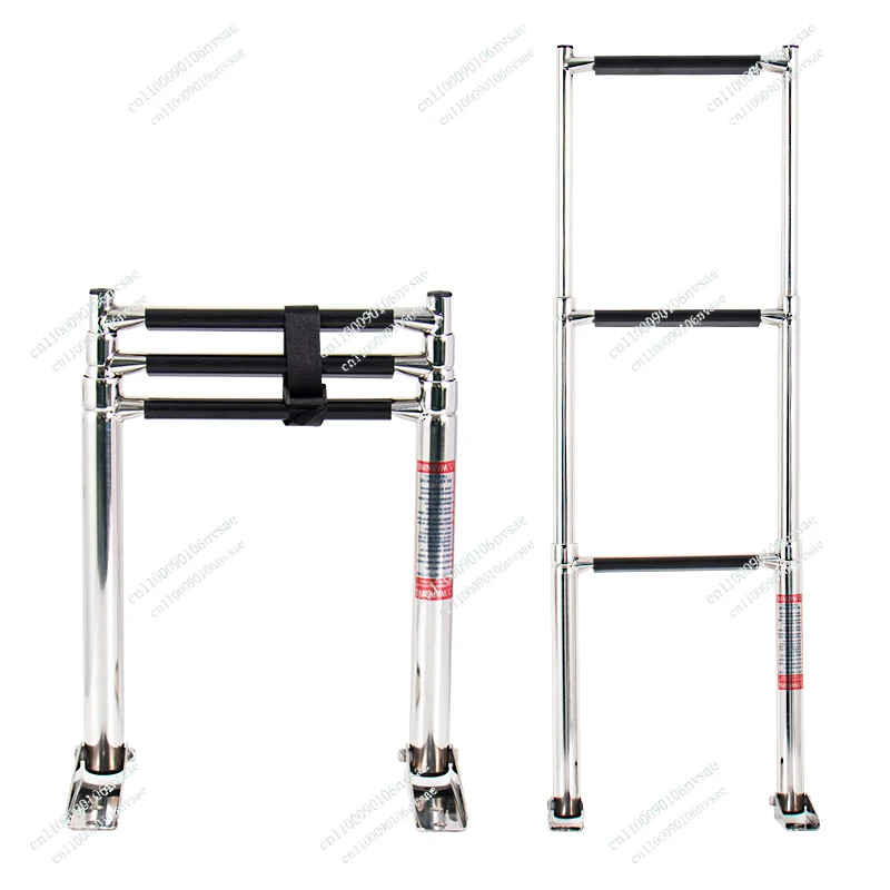 316 stainless steel speedboat yacht launching ladder deck ladder, collapsible retractable ladder boarding ladder pedal
316 stainless steel speedboat yacht launching ladder deck ladder, collapsible retractable ladder boarding ladder pedal