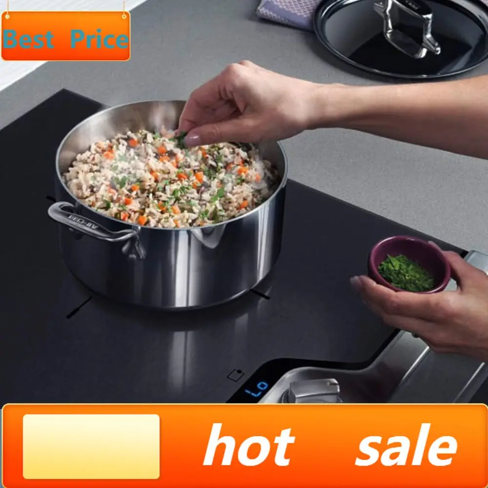 Popular12 Inch Triple-Layer Stainless Steel Nonstick Frying Pan, Induction Ready, Oven and Broiler Safe, Professional Cookware,
Popular12 Inch Triple-Layer Stainless Steel Nonstick Frying Pan, Induction Ready, Oven and Broiler Safe, Professional Cookware,
