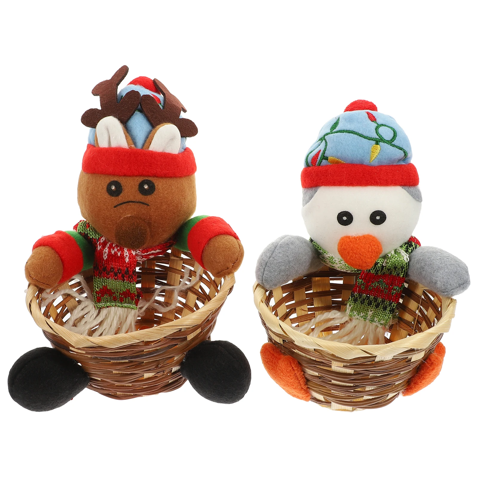 2Pcs Christmas Basket Xmas Gift Storage Baskets Bamboo Snack Holder Kitchen Barware Home Safe Material Crafted
2Pcs Christmas Basket Xmas Gift Storage Baskets Bamboo Snack Holder Kitchen Barware Home Safe Material Crafted