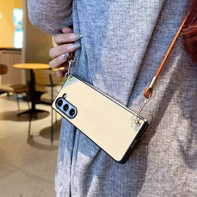 Luxury Crossbody Lanyard Necklace Strap Phone Case For Samsung Galaxy Z Fold 5 Z Fold 6 7 ZFold 4 ZFold 3 2 Leather Cover Fundas
Luxury Crossbody Lanyard Necklace Strap Phone Case For Samsung Galaxy Z Fold 5 Z Fold 6 7 ZFold 4 ZFold 3 2 Leather Cover Fundas