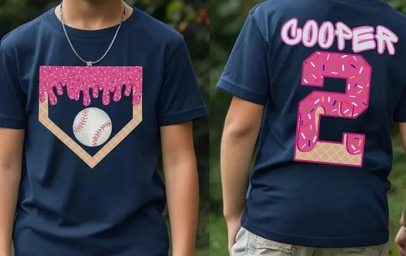 Personalized Boy Baseball Drip Shirt, Custom Baseball Shirt , Ice Cream Drip Tee, Bulk Team Gift, Birthday Gift
Personalized Boy Baseball Drip Shirt, Custom Baseball Shirt , Ice Cream Drip Tee, Bulk Team Gift, Birthday Gift
