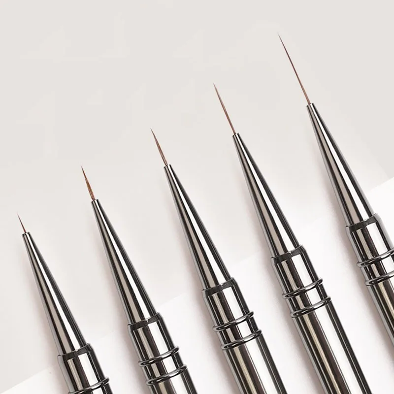 Nails Art Liner Brushes Striping Drawing Elongated Lines Painting 6/9/12/15/18mm Nail Professional Manicure Tool ZJS02 nails kit uñas
Nails Art Liner Brushes Striping Drawing Elongated Lines Painting 6/9/12/15/18mm Nail Professional Manicure Tool ZJS02 nails kit uñas