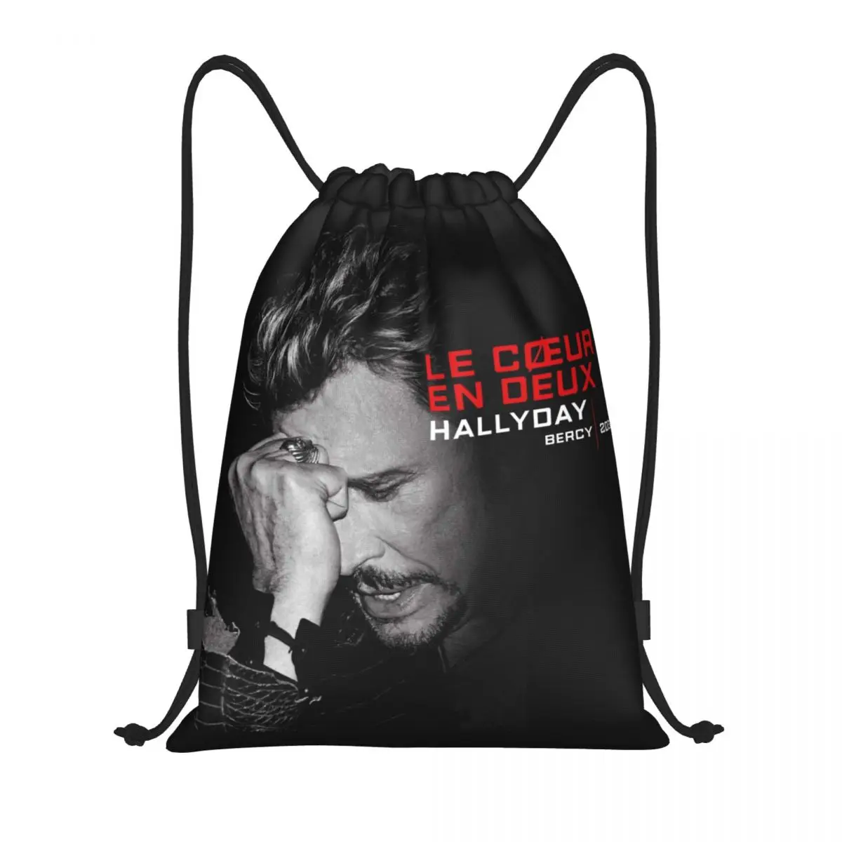 Рюкзак Johnny Hallyday на шнурке на заказ, сумки для мужчин и женщин, легкий французский рок-певец, спортивный рюкзак для спортзала, мешки для путешествий
Рюкзак Johnny Hallyday на шнурке на заказ, сумки для мужчин и женщин, легкий французский рок-певец, спортивный рюкзак для спортзала, мешки для путешествий