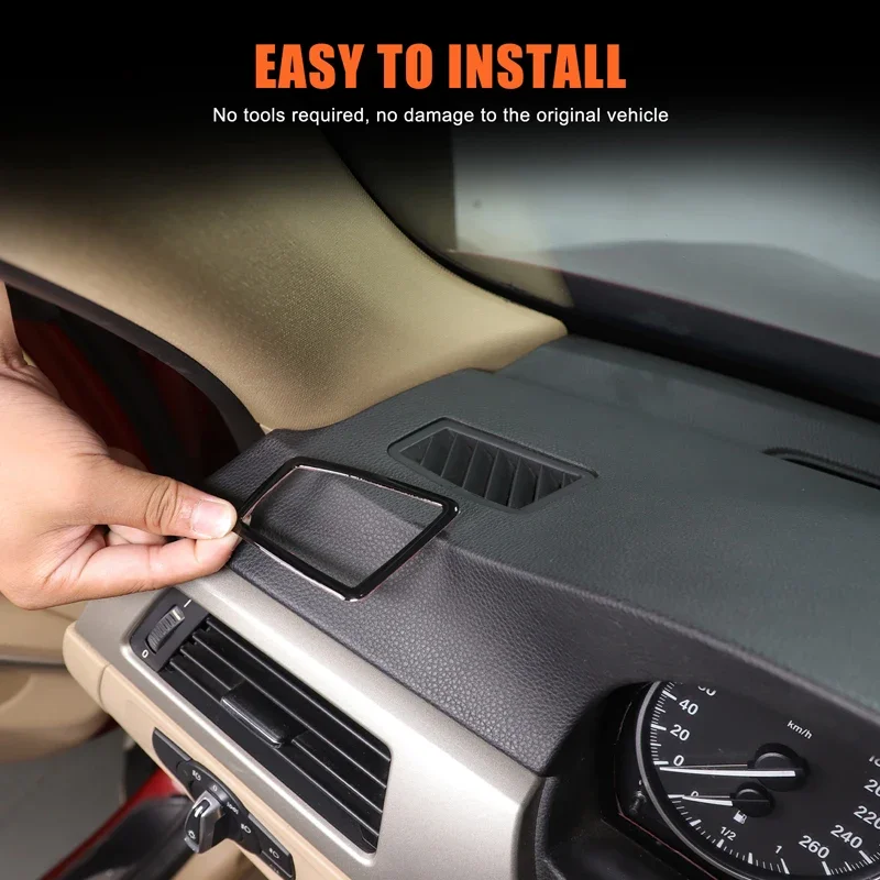 For BMW 3 Series E90 E92 E93 2005-12 PVC Black Car Dashboard Side Air Outlet Trim Frame Cover Interior Car Accessories
For BMW 3 Series E90 E92 E93 2005-12 PVC Black Car Dashboard Side Air Outlet Trim Frame Cover Interior Car Accessories