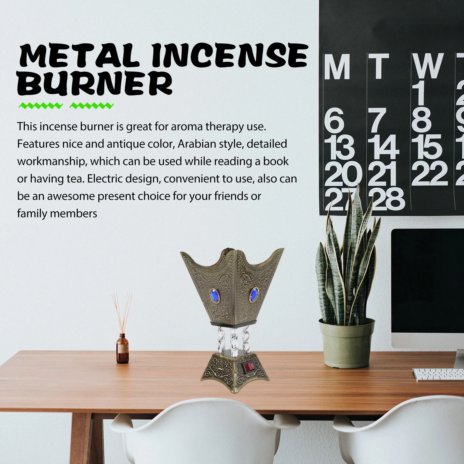 Electric Incense Burner Iron Holder For Cones Vintage Style Low Power Heater Home Fragrance Sleep Aid Eu Plug Decorative Table
Electric Incense Burner Iron Holder For Cones Vintage Style Low Power Heater Home Fragrance Sleep Aid Eu Plug Decorative Table