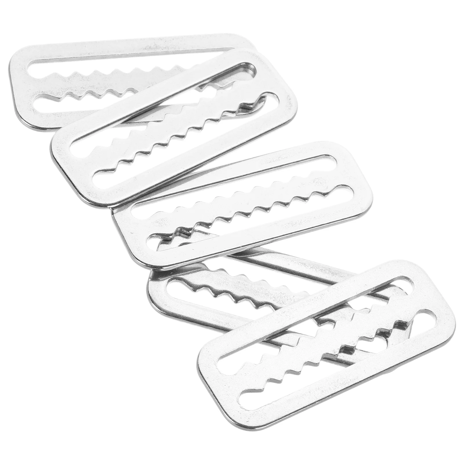 5 Pcs Stainless Steel Japanese Buckle Strap Keepers Webbing Diving Weight Belt Jagged
5 Pcs Stainless Steel Japanese Buckle Strap Keepers Webbing Diving Weight Belt Jagged