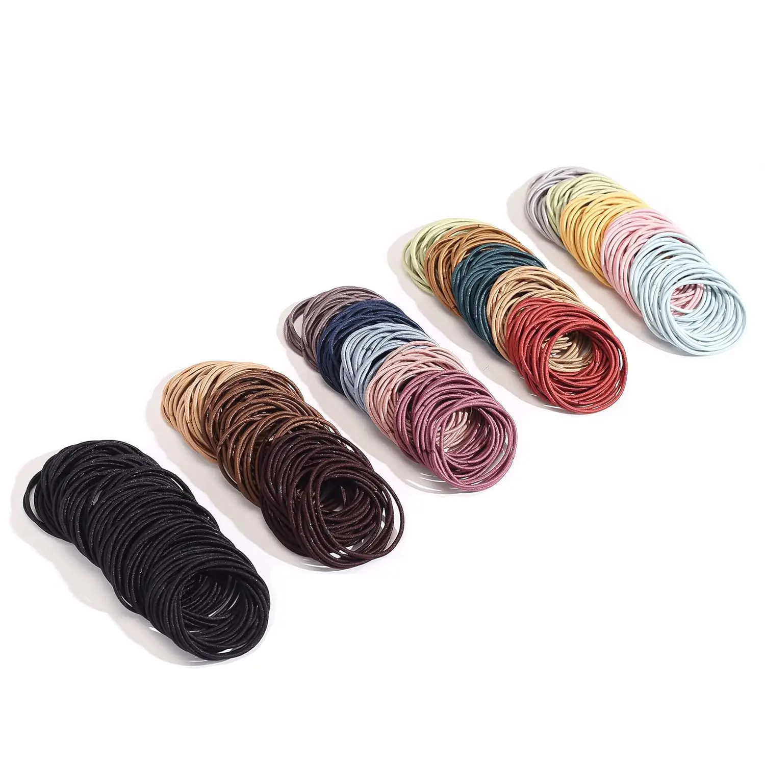 500 PCS Hair Ties for Thin Hair - 2mm x 4cm Nylon Black Hair Elastic Bands, Small Ponytail Holders for Women & Men (Multicolor)
500 PCS Hair Ties for Thin Hair - 2mm x 4cm Nylon Black Hair Elastic Bands, Small Ponytail Holders for Women & Men (Multicolor)