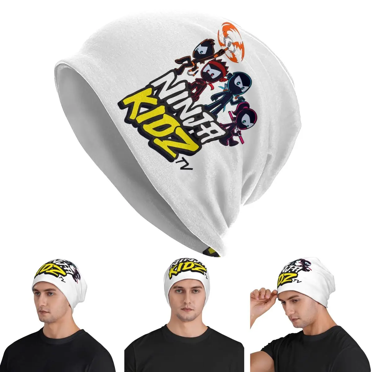 Шапки-бини Ninja Kidz Skullies, теплая осенне-зимняя уличная шапка, вязаные шапки для мужчин, женщин и взрослых 
Шапки-бини Ninja Kidz Skullies, теплая осенне-зимняя уличная шапка, вязаные шапки для мужчин, женщин и взрослых