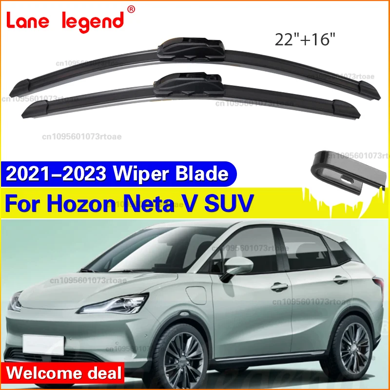 Front Windshield Wiper Blade Brushes For Hozon Neta V SUV 2021-2023 Windscreen Window Glass Blades Car Accessories 22" + 16"
Front Windshield Wiper Blade Brushes For Hozon Neta V SUV 2021-2023 Windscreen Window Glass Blades Car Accessories 22" + 16"