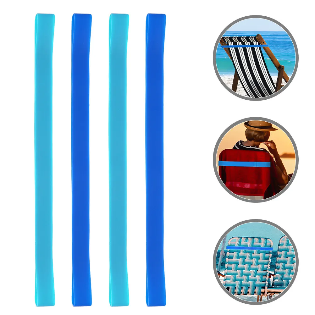 4Pcs Silicone Bands Reusable Flexible Fixing Straps Multi Use Elastic Bands for Beach Towels Deck Chairs Books Office Supplies
4Pcs Silicone Bands Reusable Flexible Fixing Straps Multi Use Elastic Bands for Beach Towels Deck Chairs Books Office Supplies
