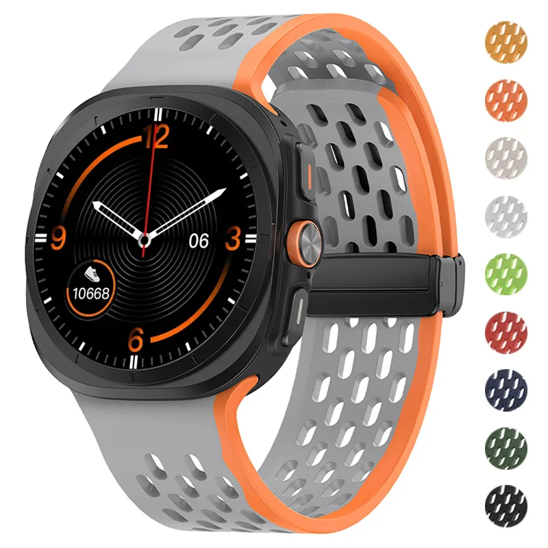 Ремешок силиконовый для Samsung Galaxy Watch Ultra 47 мм, магнитный спортивный браслет без зазора, для Samsung Galaxy Ultra 47
Ремешок силиконовый для Samsung Galaxy Watch Ultra 47 мм, магнитный спортивный браслет без зазора, для Samsung Galaxy Ultra 47