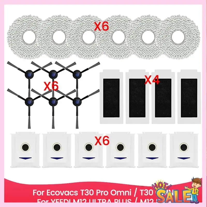 22PCS Vacuum Cleaner Replacement Parts Forecovacs T30 Pro Omni/T30 OMNI Foryeedi M12 ULTRA PLUS/M12 Pro+ Spare Parts
22PCS Vacuum Cleaner Replacement Parts Forecovacs T30 Pro Omni/T30 OMNI Foryeedi M12 ULTRA PLUS/M12 Pro+ Spare Parts