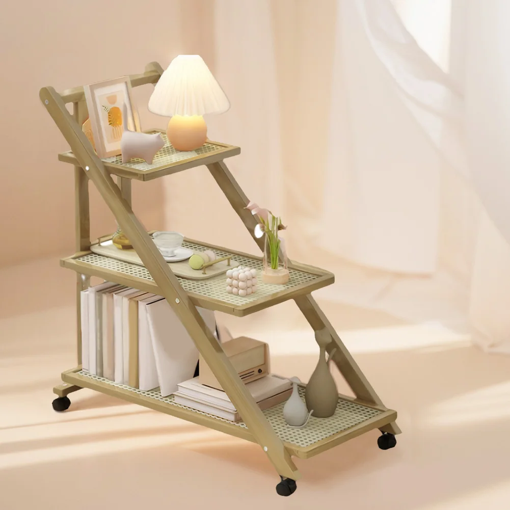Sofa End Table with Rolling Casters Mobile Side Table with 3-Tier Storage Shelves Side Table with Wheels for Living Room Bedroom
Sofa End Table with Rolling Casters Mobile Side Table with 3-Tier Storage Shelves Side Table with Wheels for Living Room Bedroom