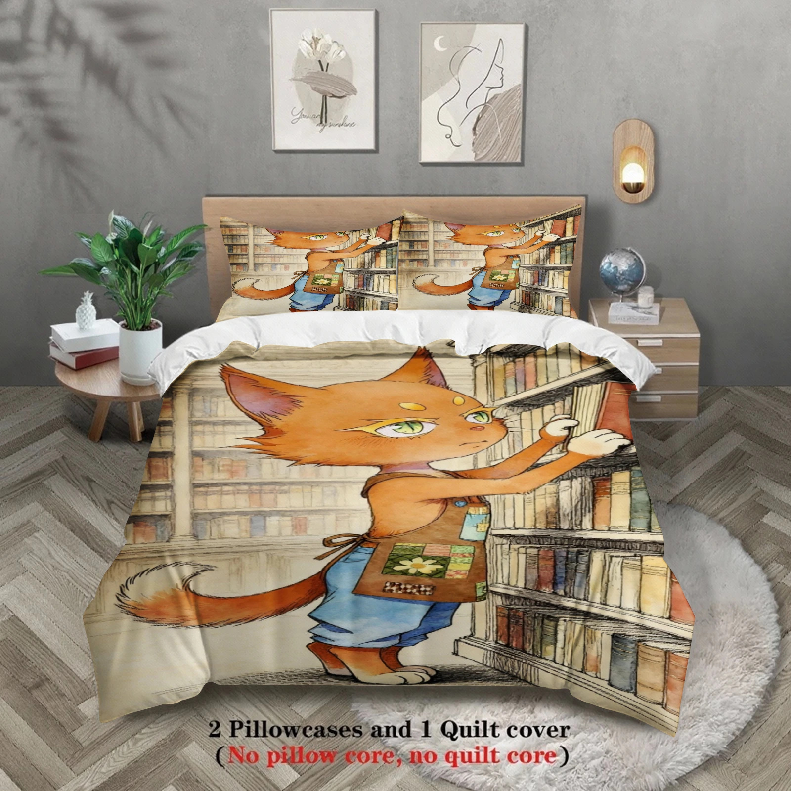 Прекрасный комплект постельного белья Softville Cozy Town: милый дизайн с папоротником и лисой, включает пододеяльник и наволочки, для декора детской спальни.
Прекрасный комплект постельного белья Softville Cozy Town: милый дизайн с папоротником и лисой, включает пододеяльник и наволочки, для декора детской спальни.