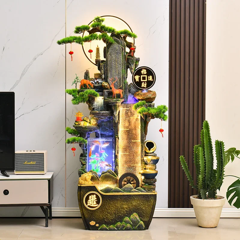 Indoor Water Fountain with Circulating Flow – Living Room Office Decorative Fish Tank & Wealth Symbol Floor Ornament
Indoor Water Fountain with Circulating Flow – Living Room Office Decorative Fish Tank & Wealth Symbol Floor Ornament