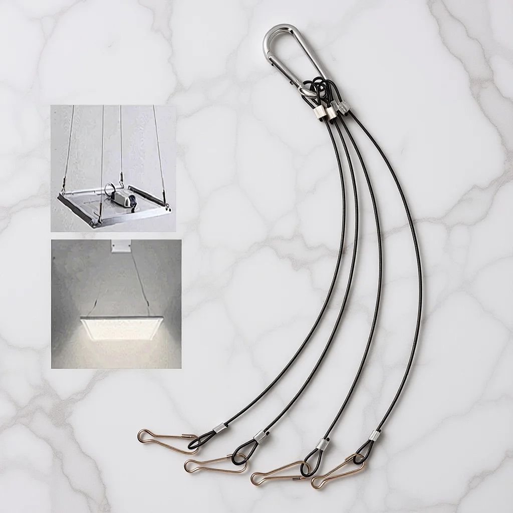 10Pcs Plant Grow Light Hanger Heavy Duty Wire Rope Hook for LED Lighting Systems Rust Resistant 300Mm Length Light Wire Rope
10Pcs Plant Grow Light Hanger Heavy Duty Wire Rope Hook for LED Lighting Systems Rust Resistant 300Mm Length Light Wire Rope