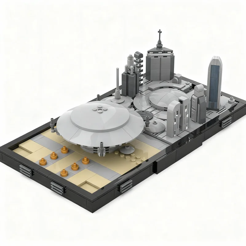 414pcs MOC Coruscant Galactic City Skyline Senate District Star Battle Model Building Blocks Christmas Gifts Construction Toys
414pcs MOC Coruscant Galactic City Skyline Senate District Star Battle Model Building Blocks Christmas Gifts Construction Toys