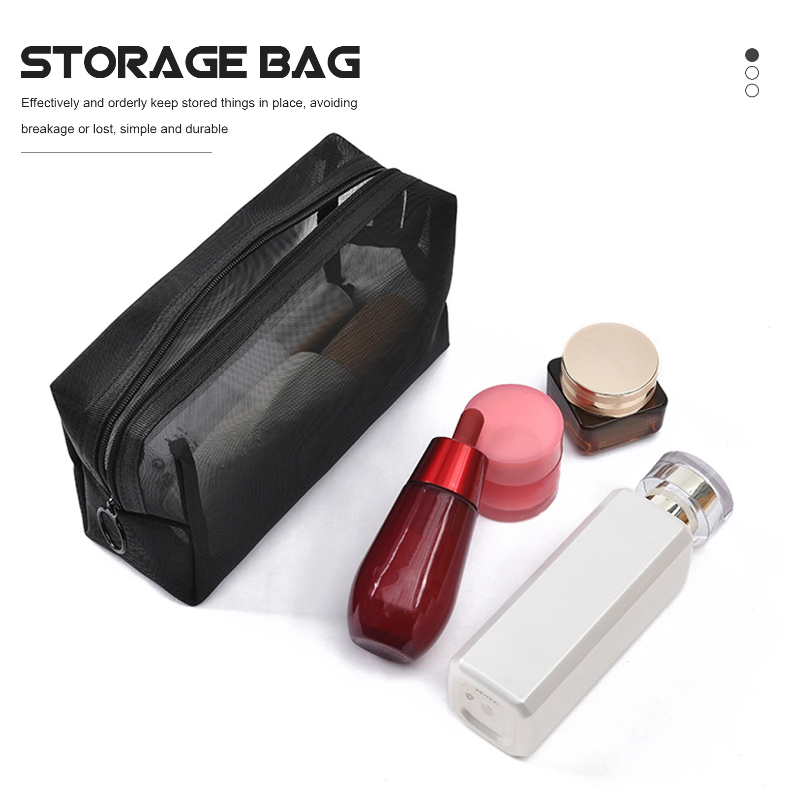 2Pcs Black Mesh Storage Bag Large Capacity Travel Accessories Toiletry MakeUp Organizer Durable Zipper Pouch Storage
2Pcs Black Mesh Storage Bag Large Capacity Travel Accessories Toiletry MakeUp Organizer Durable Zipper Pouch Storage