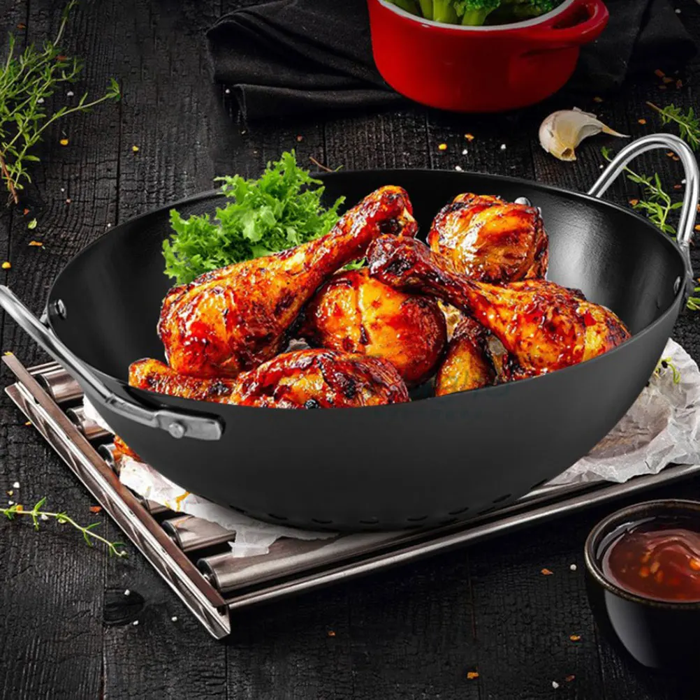 Non-Stick Bbq Plate Large Hole Grill Pan Carbon Steel Barbecue Tray Rust Resistant Drain Plate for Outdoor Barbecue
Non-Stick Bbq Plate Large Hole Grill Pan Carbon Steel Barbecue Tray Rust Resistant Drain Plate for Outdoor Barbecue