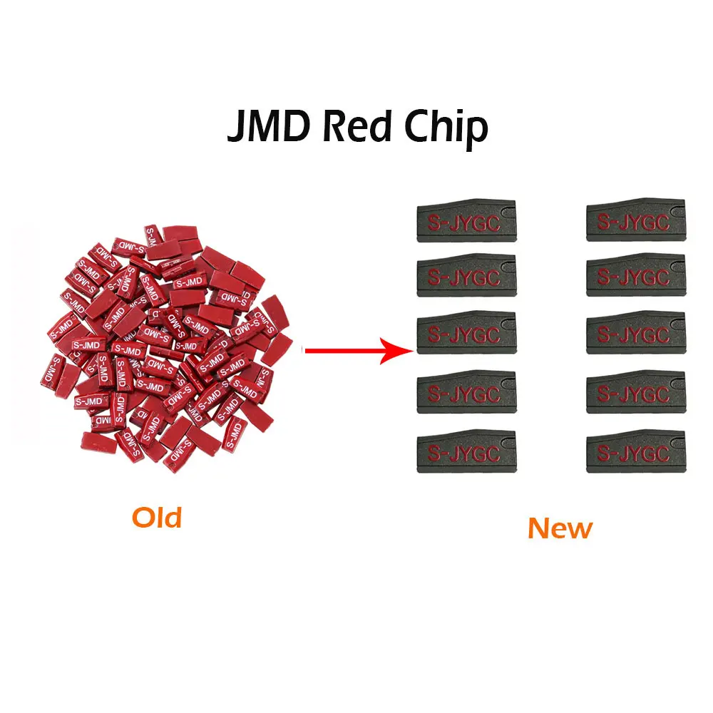 10pcs/lot Original Multifunction JMD Red Super Chip for Handy Baby 2 CBAY JMD 46/48/4C/4D/72G Chip Transponder Car Key Chips
10pcs/lot Original Multifunction JMD Red Super Chip for Handy Baby 2 CBAY JMD 46/48/4C/4D/72G Chip Transponder Car Key Chips