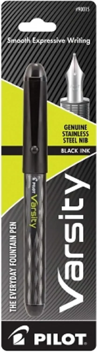 Disposable Fountain Pen with Real Nib, Black Ink, Smooth Writing, Single Pen
Disposable Fountain Pen with Real Nib, Black Ink, Smooth Writing, Single Pen