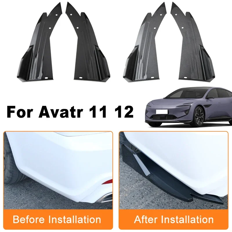 Car Rear Bumper Spoiler Lip Diffuser Side Skirt Splitter Wrap Angle Anti-Crash Protection Trim For Avatr 11 12
Car Rear Bumper Spoiler Lip Diffuser Side Skirt Splitter Wrap Angle Anti-Crash Protection Trim For Avatr 11 12