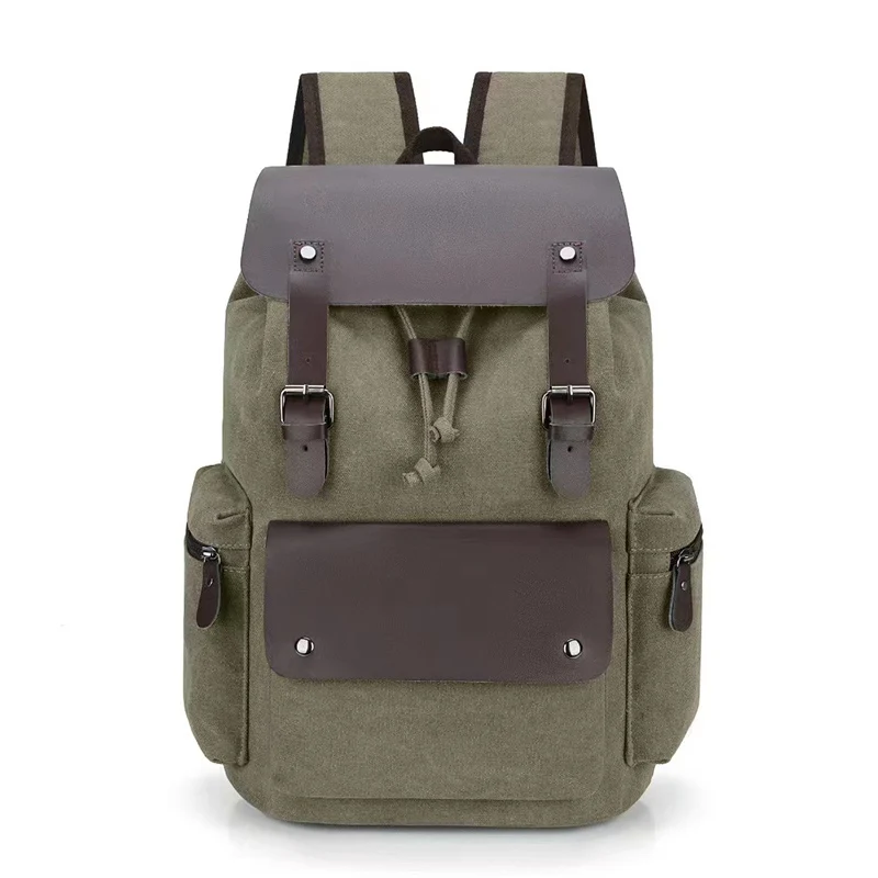 Canvas Simple Commuting Pure Color Multiple Zipper Compartment Large Capacity Portable Backpack Bag Men
Canvas Simple Commuting Pure Color Multiple Zipper Compartment Large Capacity Portable Backpack Bag Men