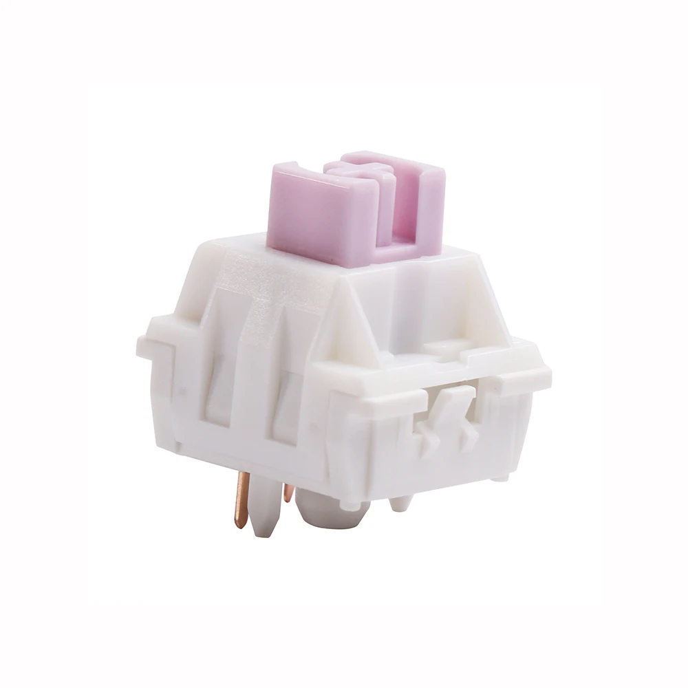 JWICK Poi Milk Purple Switch 67g JWK Tactile 5Pin For Mechanical Keyboard 60mPOM PA66Gold Plated Spring Trigger pressure70gf
JWICK Poi Milk Purple Switch 67g JWK Tactile 5Pin For Mechanical Keyboard 60mPOM PA66Gold Plated Spring Trigger pressure70gf