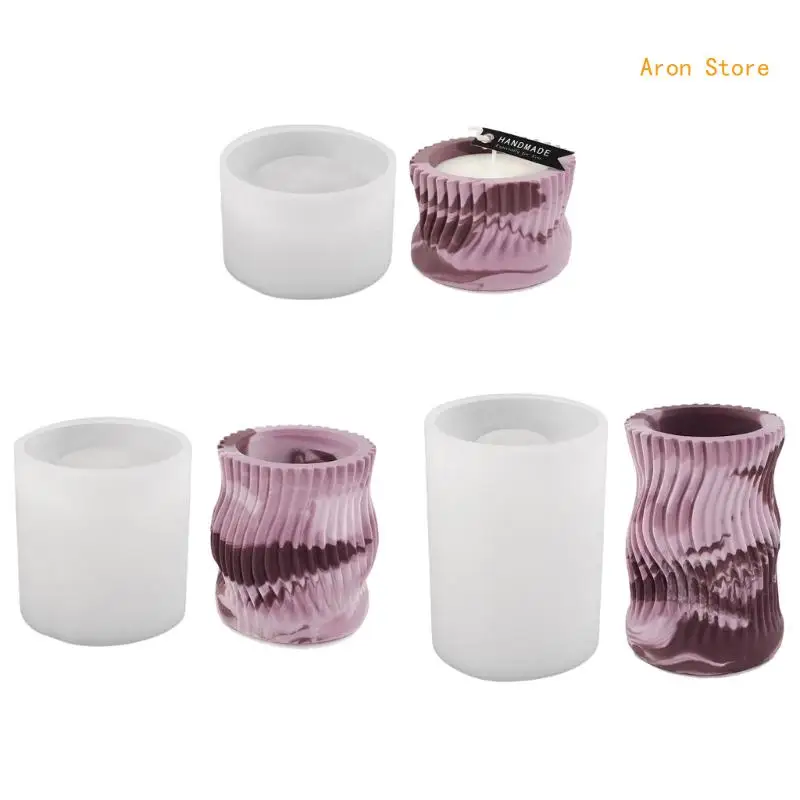 Striped Cylinder Candlestick Molds Cylinder Holder Molds for Making Candlestick Tealight Holder Room Decorations H3CF
Striped Cylinder Candlestick Molds Cylinder Holder Molds for Making Candlestick Tealight Holder Room Decorations H3CF