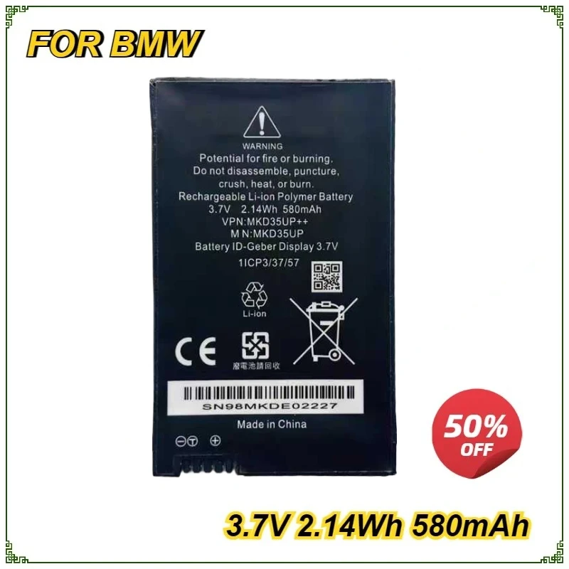 MKD35UP Remote LCD Key Battery for BMW X7 X6 X5 X3 X4 530Le 730 740 745 760LI 9442976-01 1ICP3/37/57 D-80788 6814351
MKD35UP Remote LCD Key Battery for BMW X7 X6 X5 X3 X4 530Le 730 740 745 760LI 9442976-01 1ICP3/37/57 D-80788 6814351