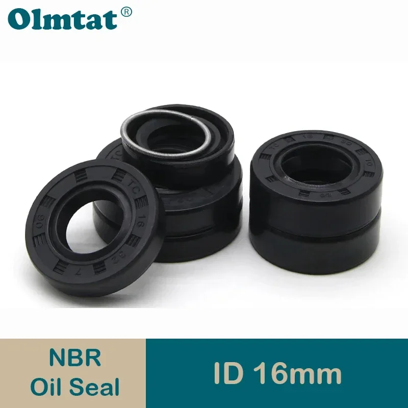 2/5/10pcs ID16mm NBR Oil Seal TC-16 * 24/26/28/30/32/35/40*4/5/7/8/10mm Nitrile Rubber Shaft Double Lip Oil Seals
2/5/10pcs ID16mm NBR Oil Seal TC-16 * 24/26/28/30/32/35/40*4/5/7/8/10mm Nitrile Rubber Shaft Double Lip Oil Seals