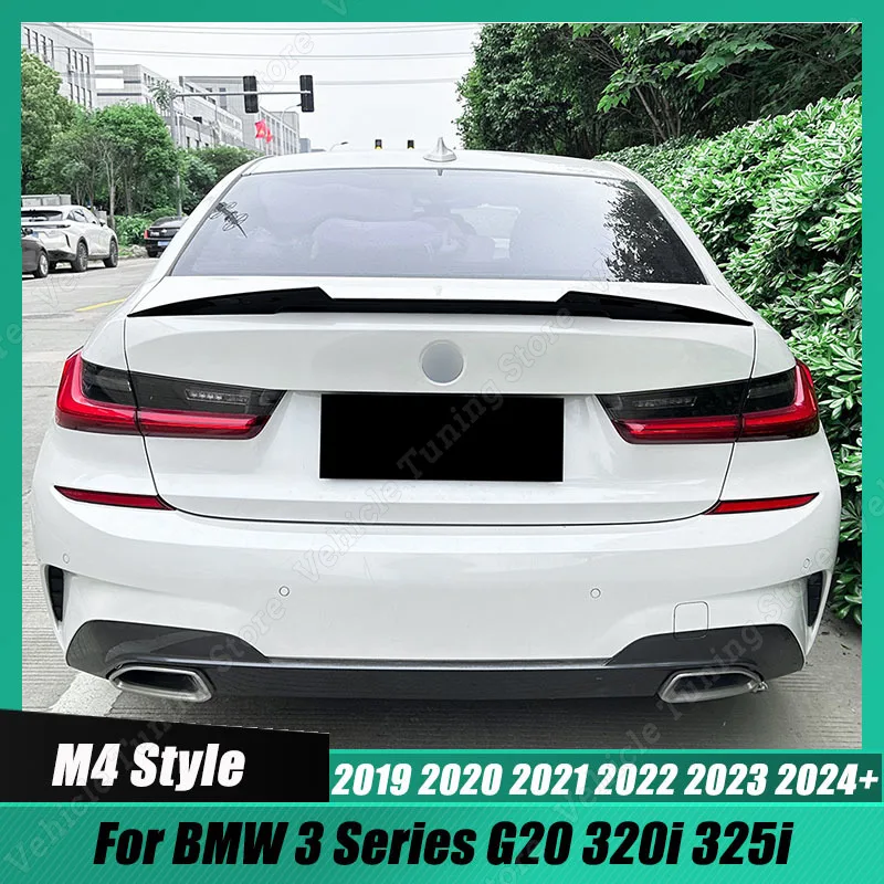 Car Rear Spoiler Wings Trunk Lip Accessories Body Kits Tuning M4 Style For BMW 3 Series G20 320i 325i 2019-2024+ ABS Gloss Black
Car Rear Spoiler Wings Trunk Lip Accessories Body Kits Tuning M4 Style For BMW 3 Series G20 320i 325i 2019-2024+ ABS Gloss Black