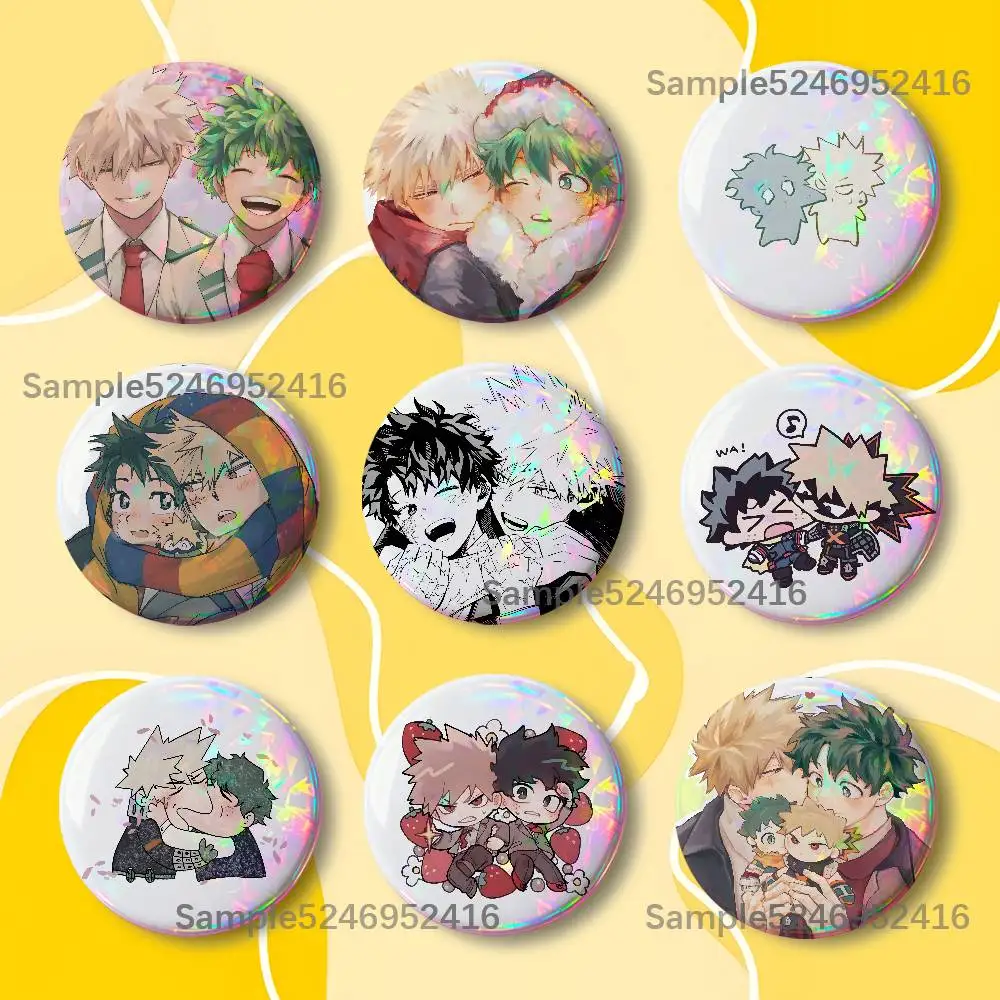 B-Bakudeku Hero Anime A-Academia Laser Badge Round Creative Pins Brooch Niche Design Brooch for Backpack Lapel Pins Accessories
B-Bakudeku Hero Anime A-Academia Laser Badge Round Creative Pins Brooch Niche Design Brooch for Backpack Lapel Pins Accessories